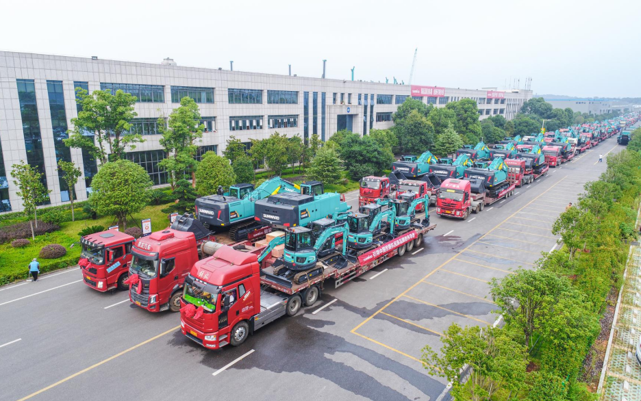 里程碑！币游国际智能出口欧洲第20000台暨大型挖掘机批量交付仪式乐成举行