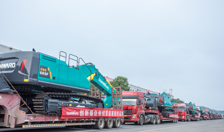 里程碑！币游国际智能出口欧洲第20000台暨大型挖掘机批量交付仪式乐成举行