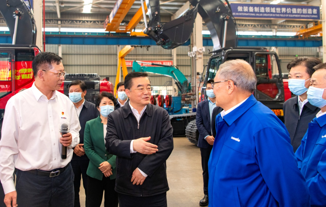 湖南省委书记张庆伟调研币游国际智能