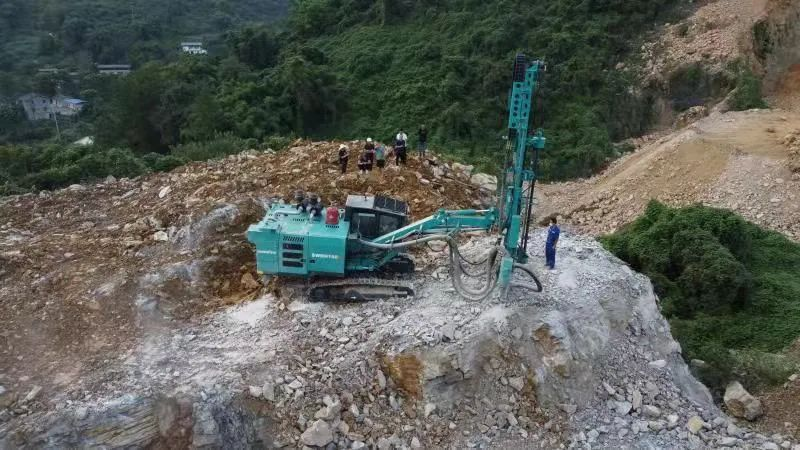 助力绿色矿山建设，，，，，币游国际智能“凿岩先锋”SWDH系列顶锤钻机大展身手