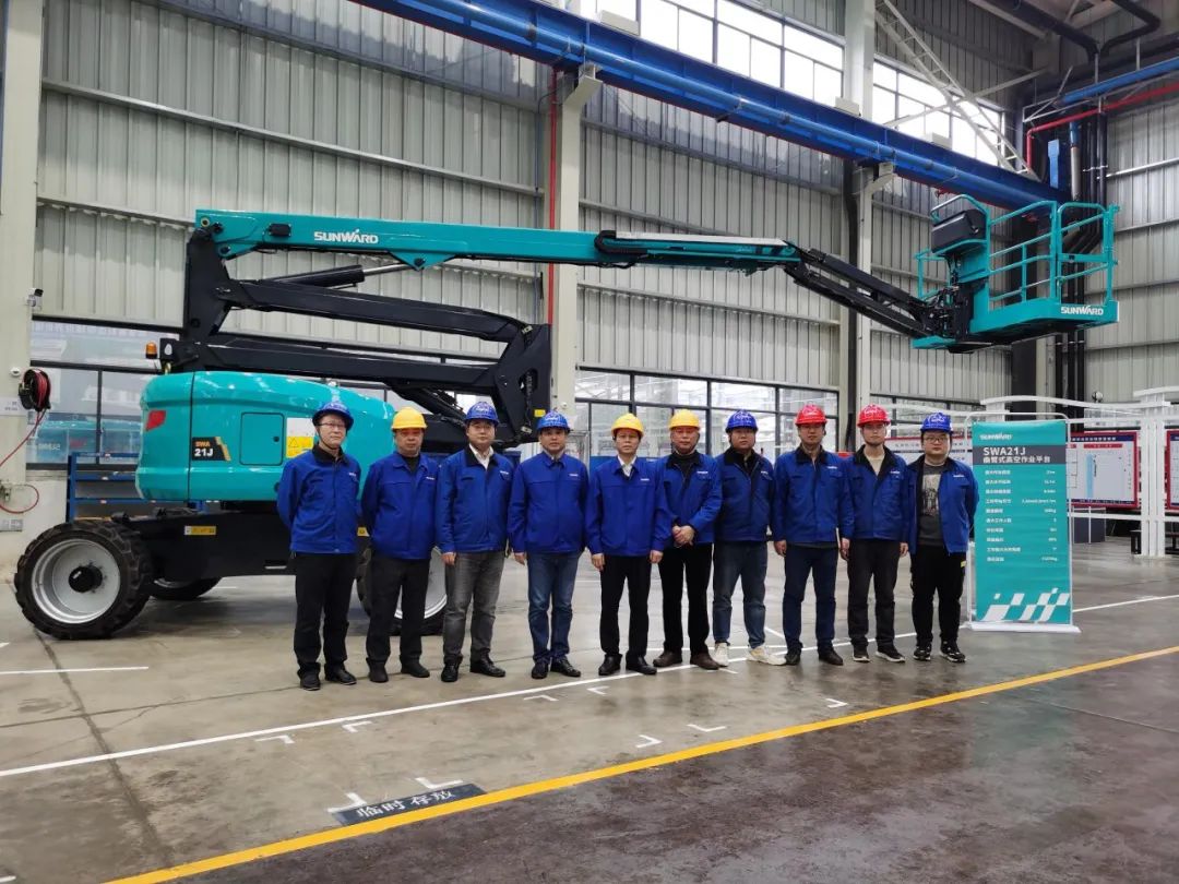 行业同级别产品之最！币游国际智能又一款曲臂式高空作业平台乐成下线