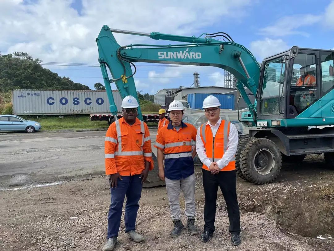 “币游国际绿”迈向南太平洋岛，，，币游国际智能轮挖助力斐济基础设施建设