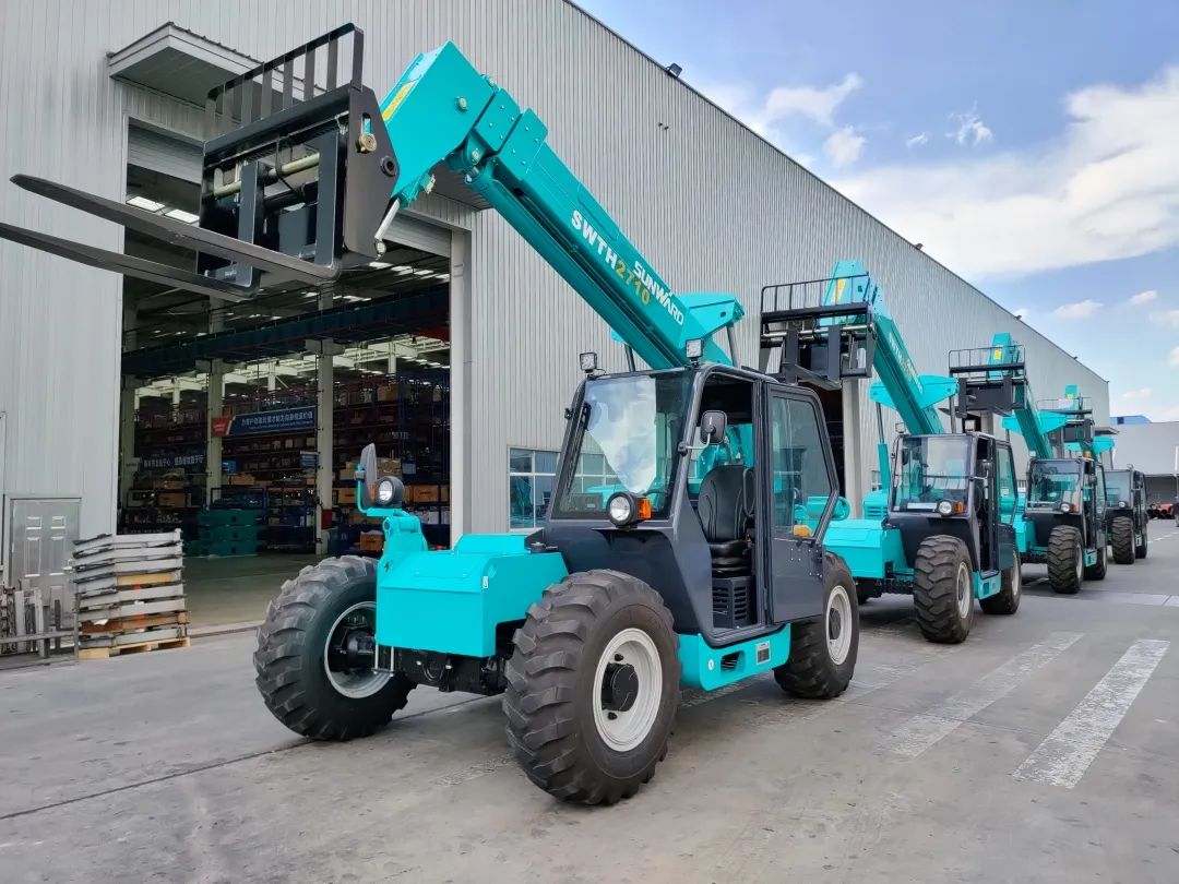 单笔采购金额万万元！币游国际智能伸缩臂叉装车批量出口