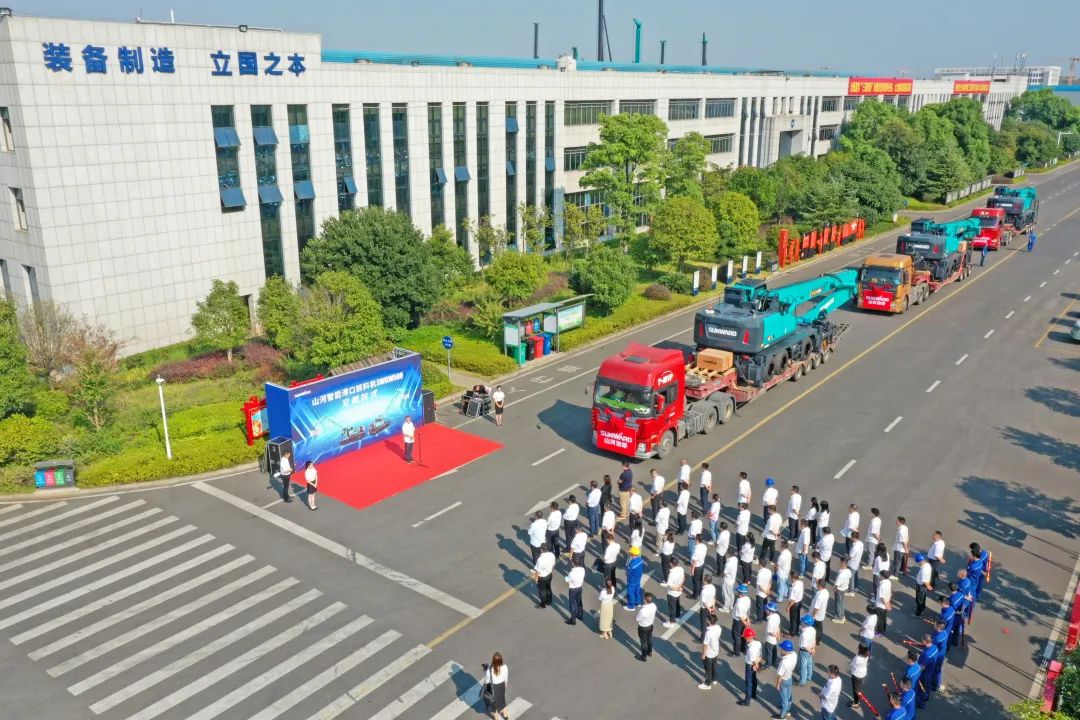 携手山东汇诚助力我国口岸建设！币游国际智能口岸抓料机乐成批量交付