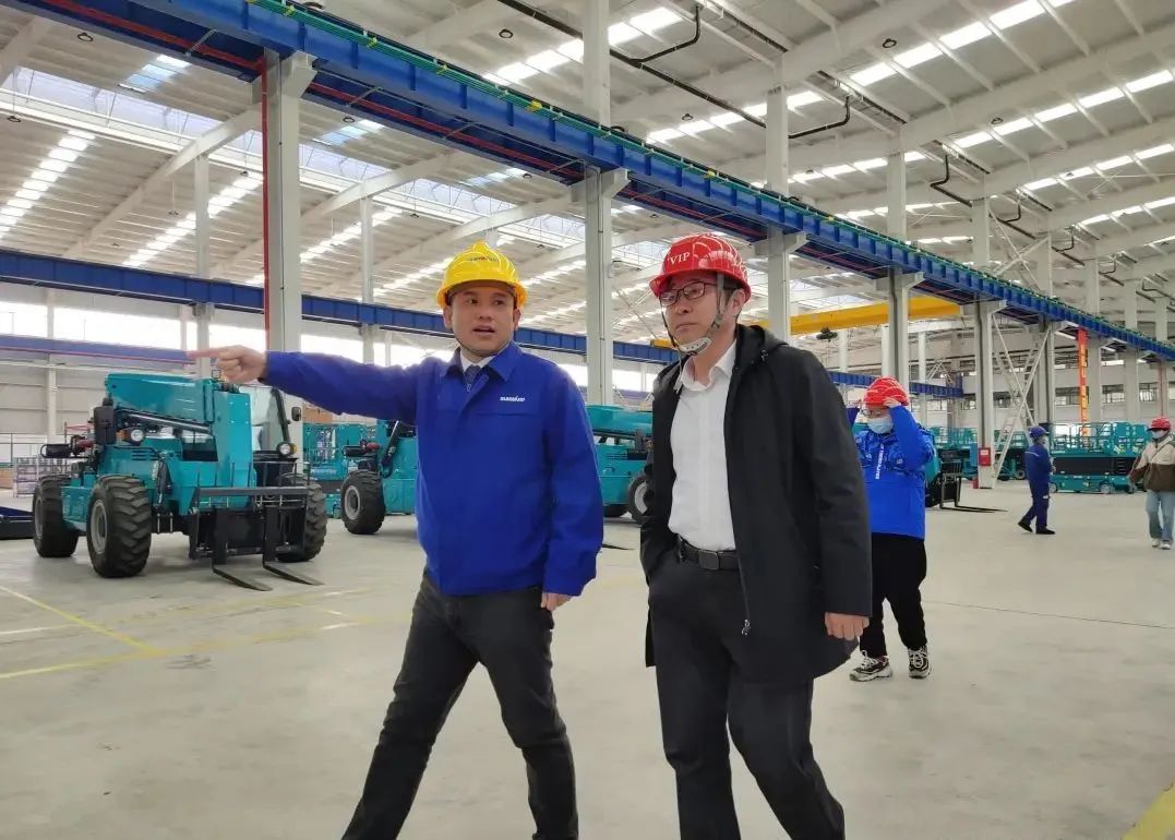 吹响复工“冲锋号”，，，，，全力冲刺“开门红”！币游国际智能高空机械复工复产举行时