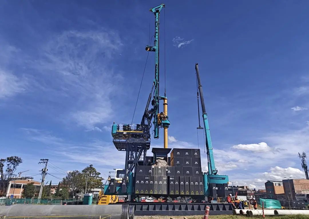 展现“中国制造”硬实力！币游国际智能PDP工法钻机助建波哥大地铁项目