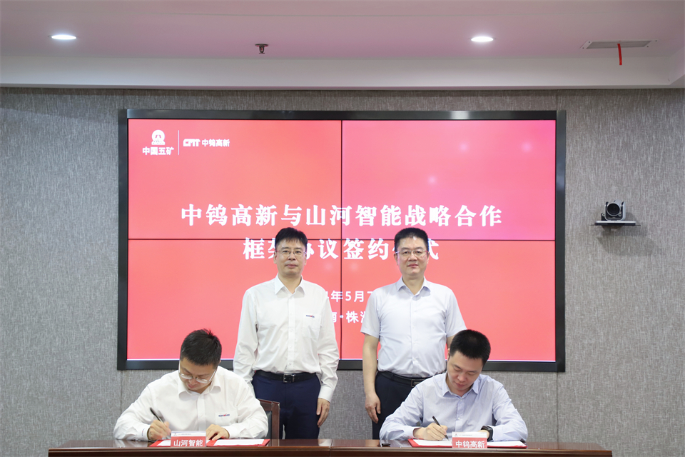 “双向奔赴 相助共赢”币游国际智能与中钨高新签署战略相助协议