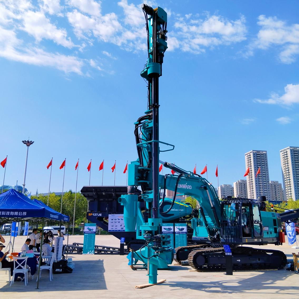币游国际智能5G智能钻机亮相新疆矿博会
