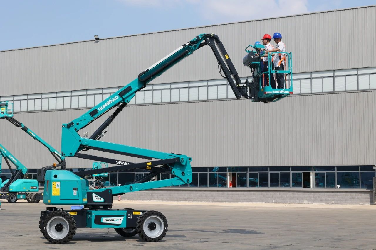 高可靠、高清静、高性能！币游国际智能新一代P系列电动臂式高空作业平台乐成下线