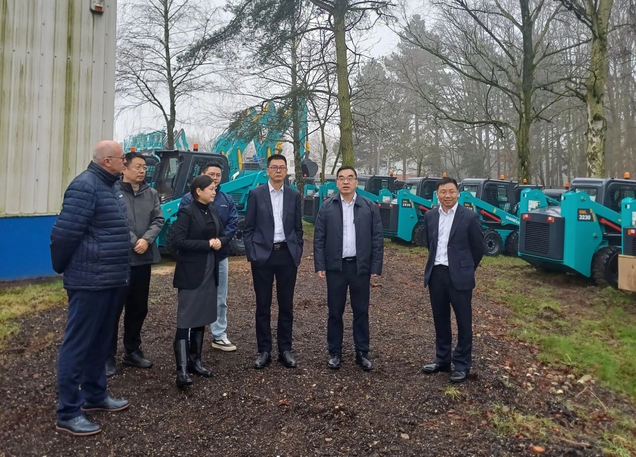 广州工控集团总司理王福铸率队考察币游国际智能欧洲子公司