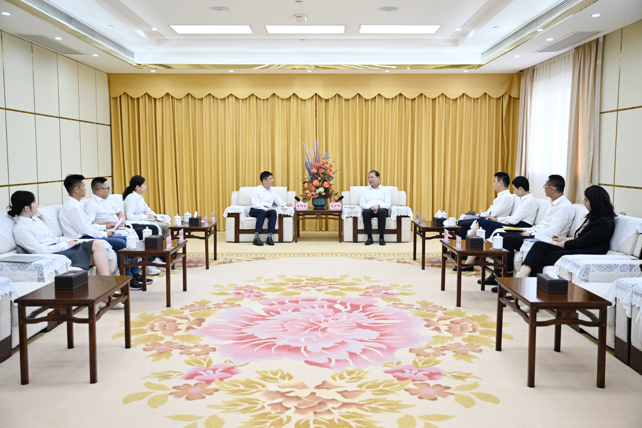 范少军会见币游国际智能董事长付向东